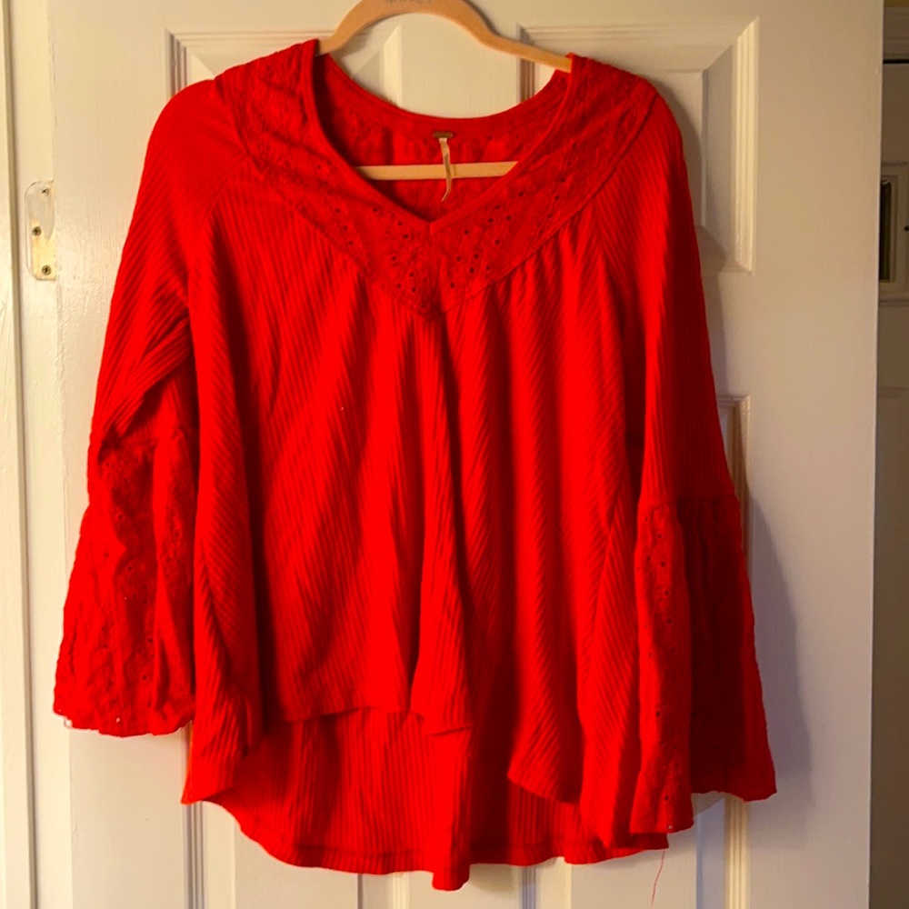 Free people red shirt
